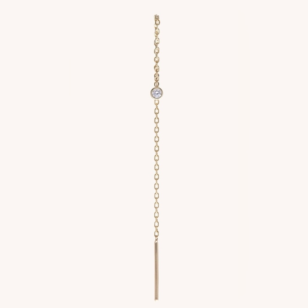 Catbird Diamond Greco Lariat Earring (single)
